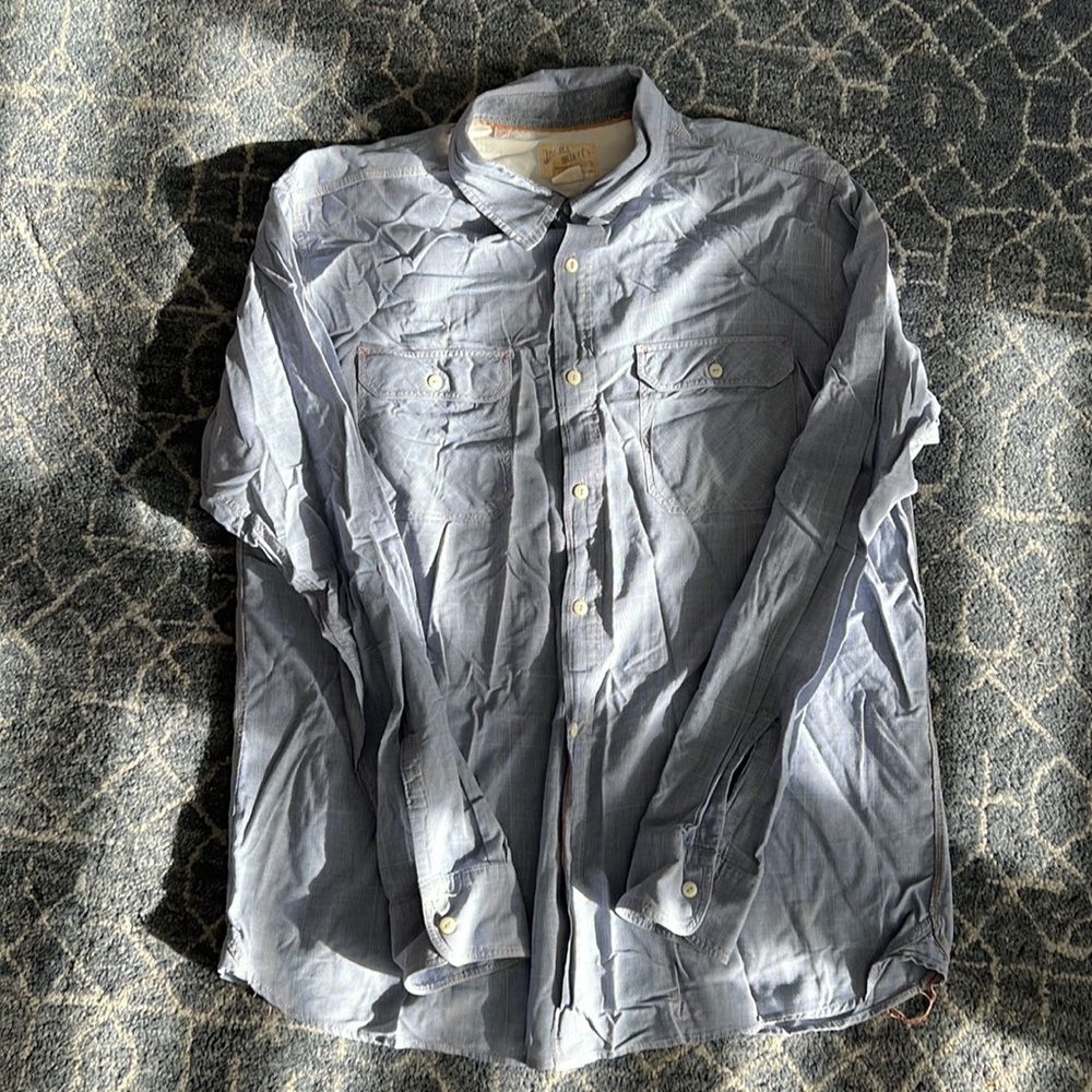 Mens long sleeve button down